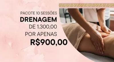 Promoção Pacote 10 Sessões Drenagem